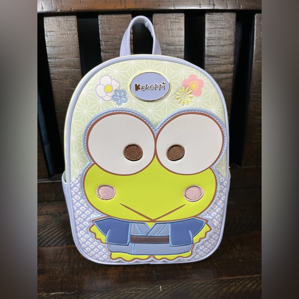 * New * Her Universe KEROPPI Wagara Kimono Mini Backpack HELLO KITTY FRIENDS